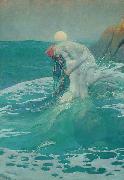 Howard Pyle The Mermaid USA oil painting artist